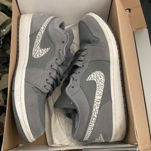 Jordan 1 low grey size 12